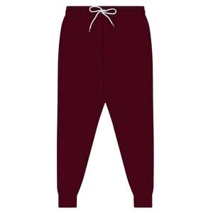 BELLA + CANVAS NEW Fleece Jogger Loungewear Sweatpants in Purple Maroon – Small